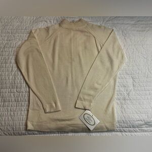NWT Pendleton cream wool sweater